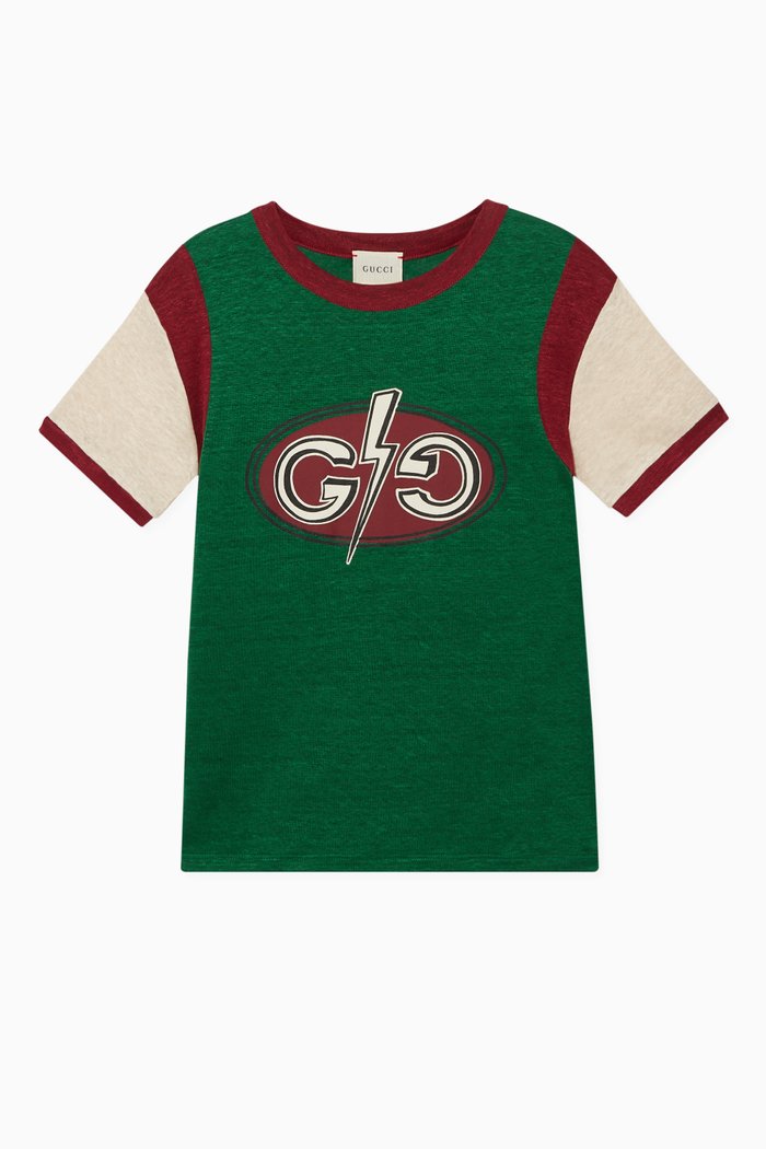 GG Flash Jersey T-Shirt, Green