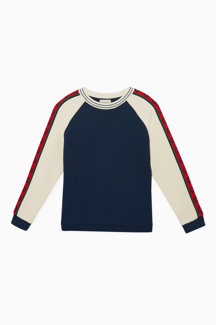

Interlocking G Logo Sweatshirt, Blue