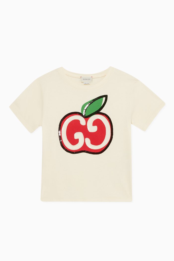 

Apple Logo Jersey T-Shirt, White