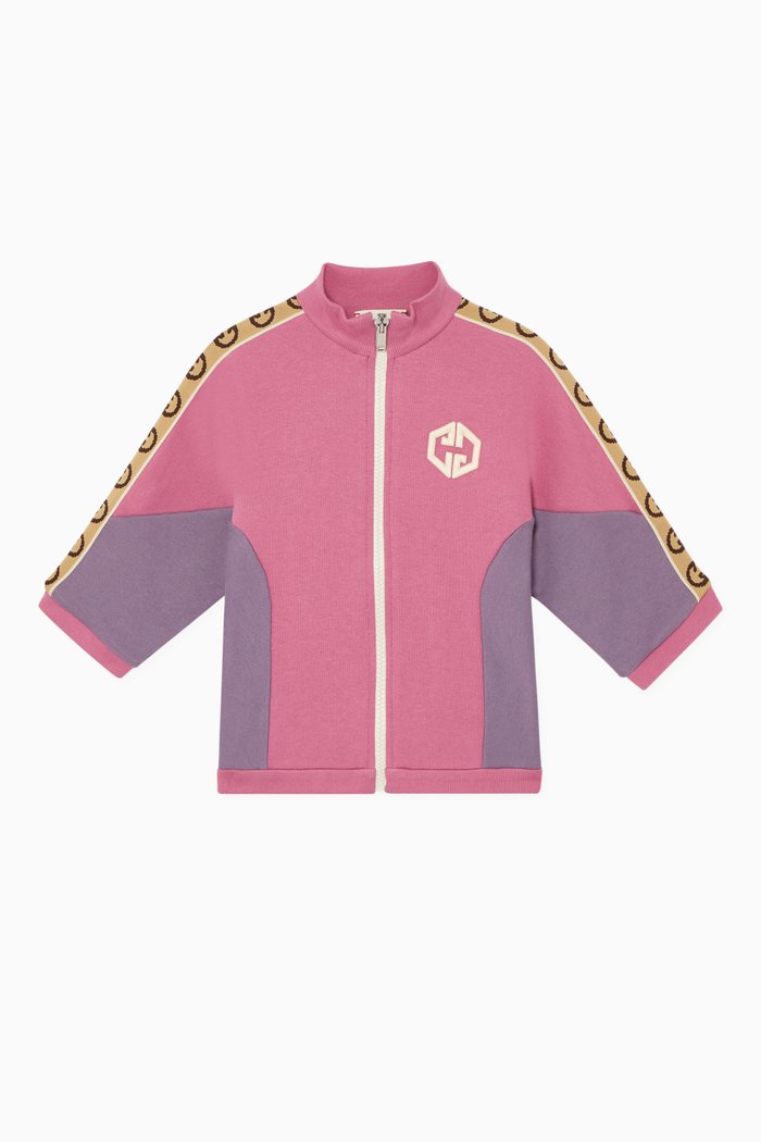 

Logo Band Cotton Sweatshirt, Purple