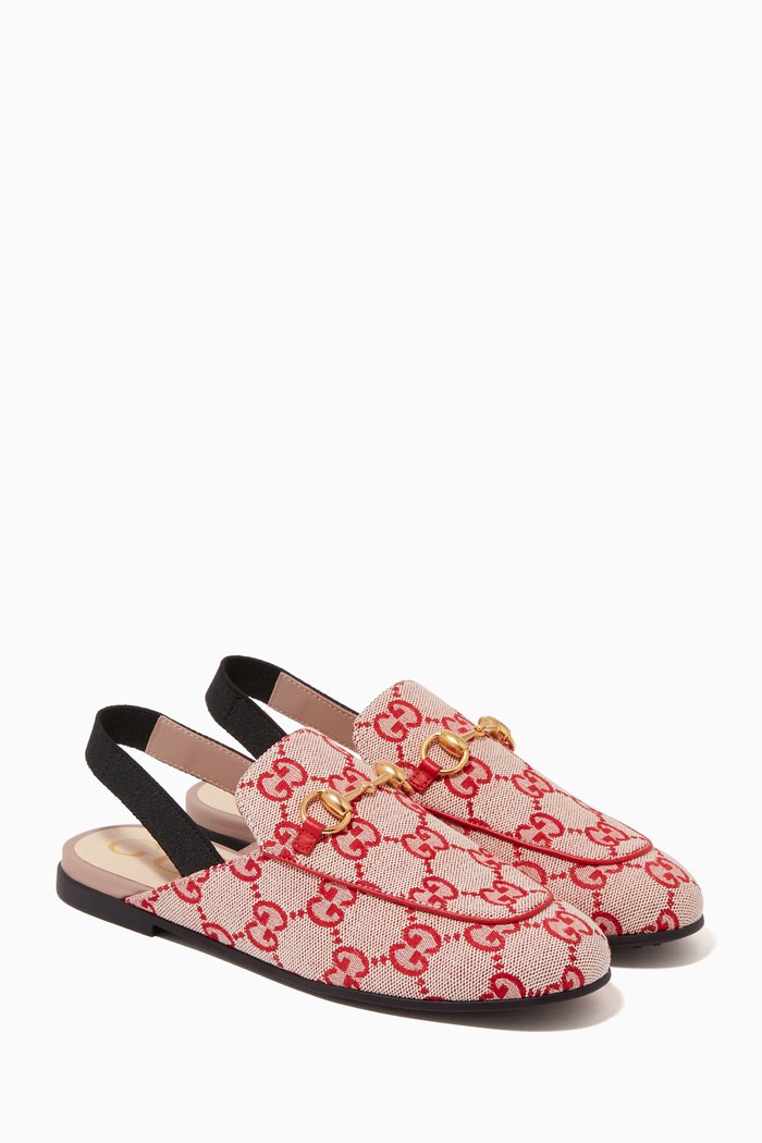 Princetown GG Slippers, Red