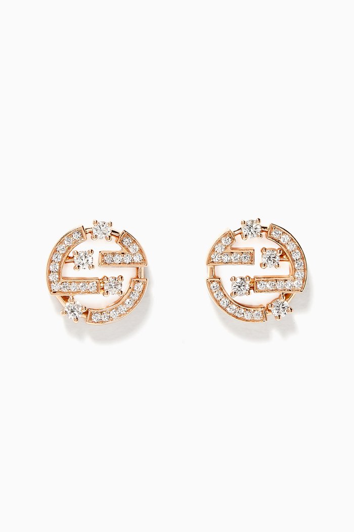 

Avenues Diamond Earrings, Rose gold