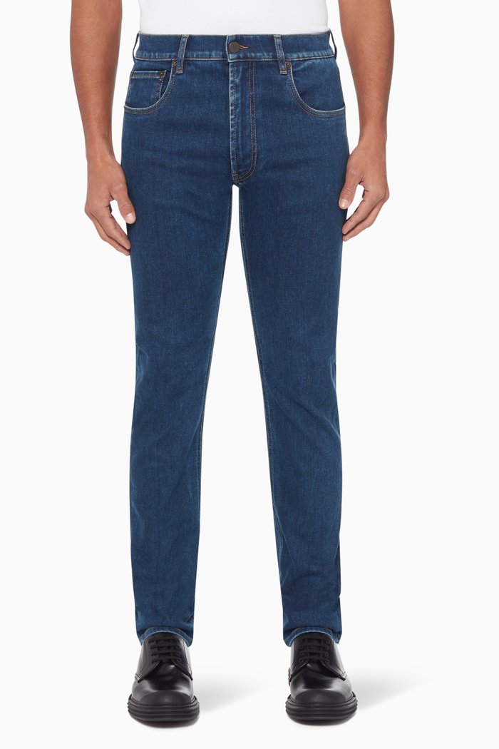 

Light Wash Regular Fit Jeans, Blue
