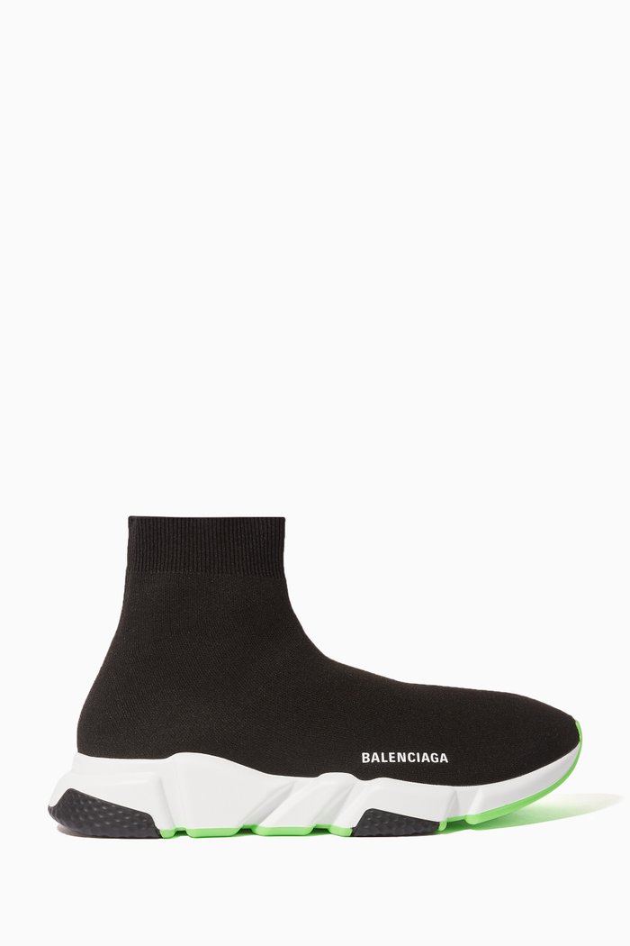 

Speed Technical Knit Sneakers, Black