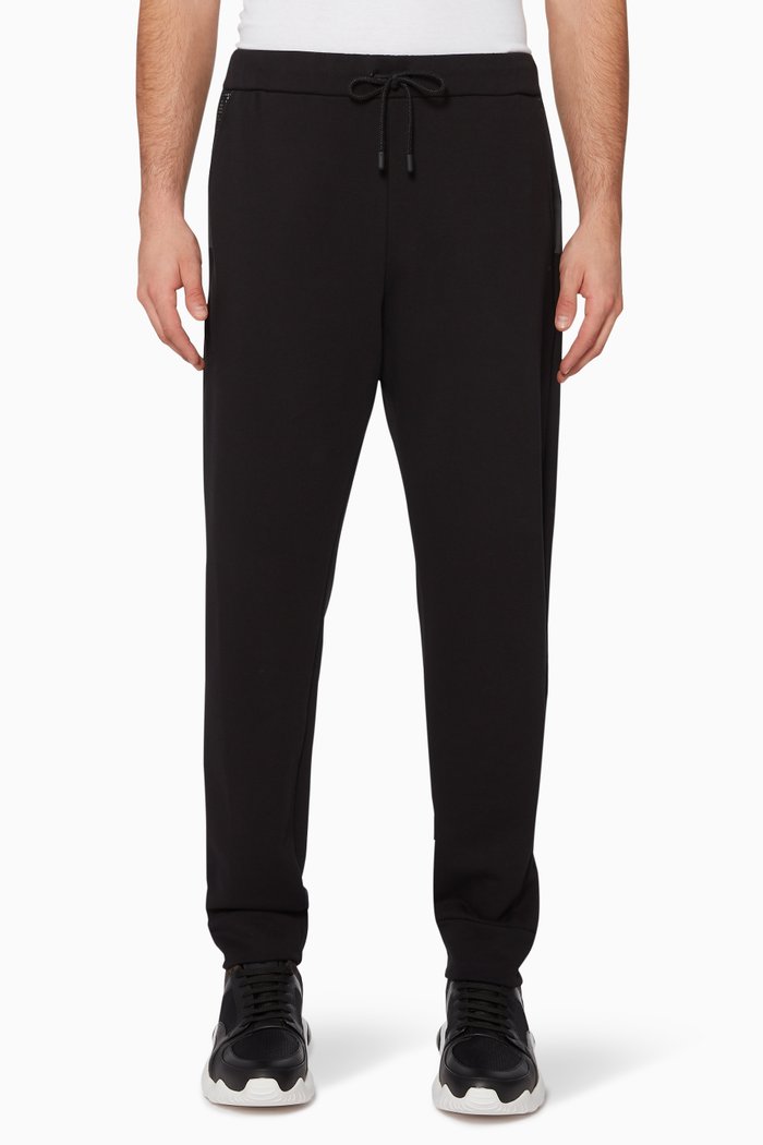 

FF Mesh Pocket Jersey Track Pants, Black