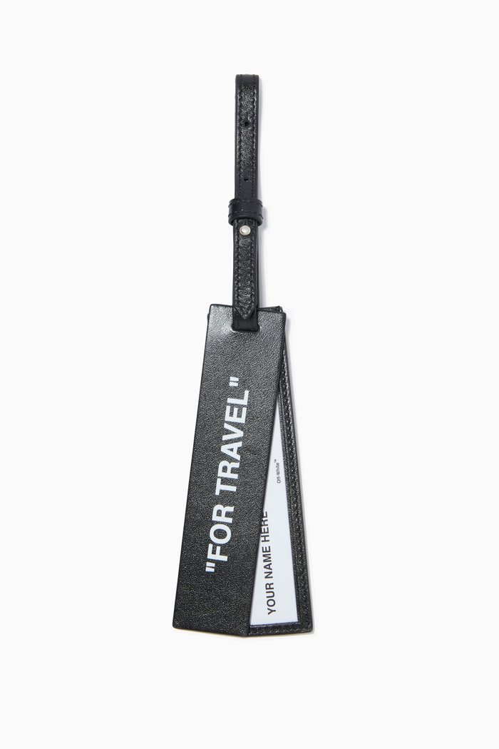 

Quote Luggage Tag, Black
