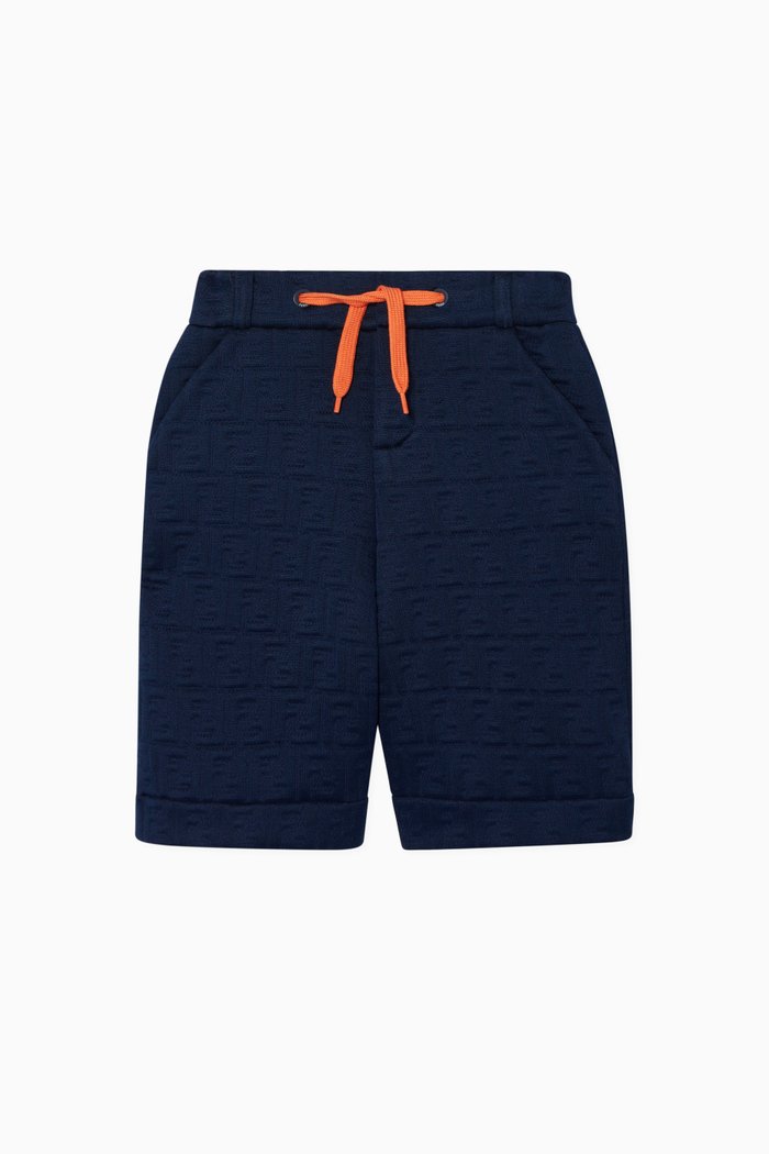 

FF Logo Jacquard Shorts, Blue