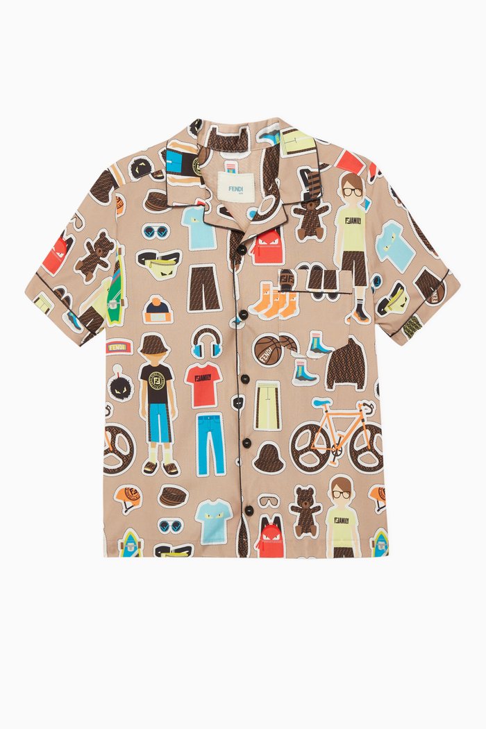

Graphic Print Shirt, Multicolour