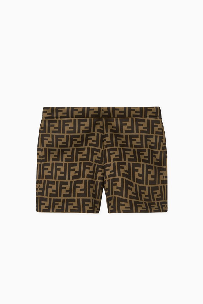 

FF Pattern Shorts, Brown