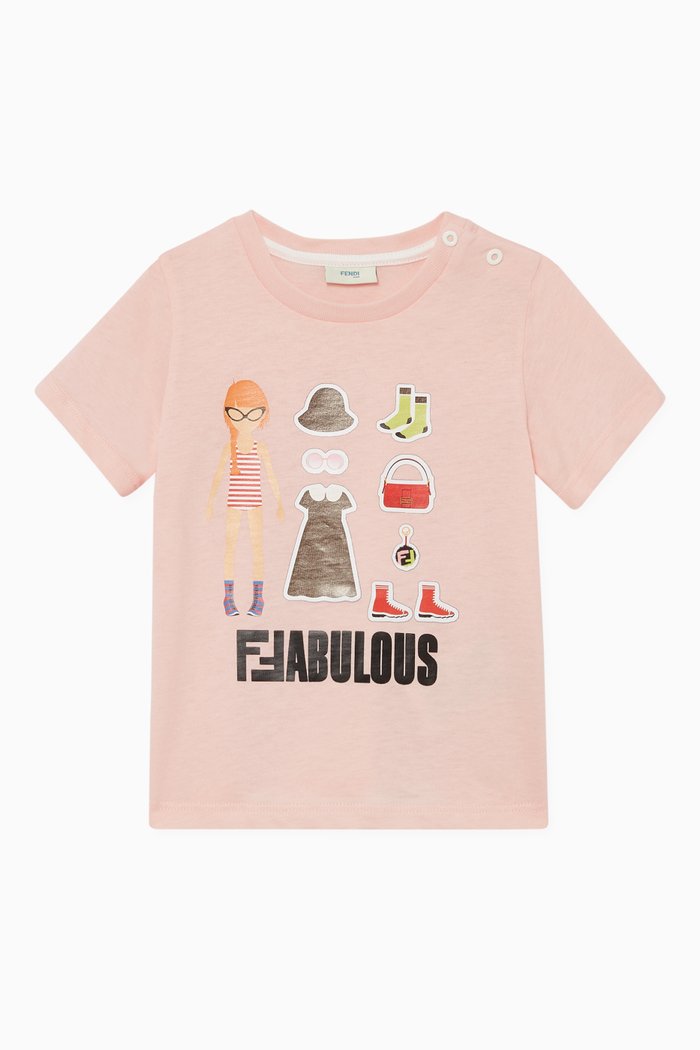 

Fabulous Graphic Print T-Shirt, Pink