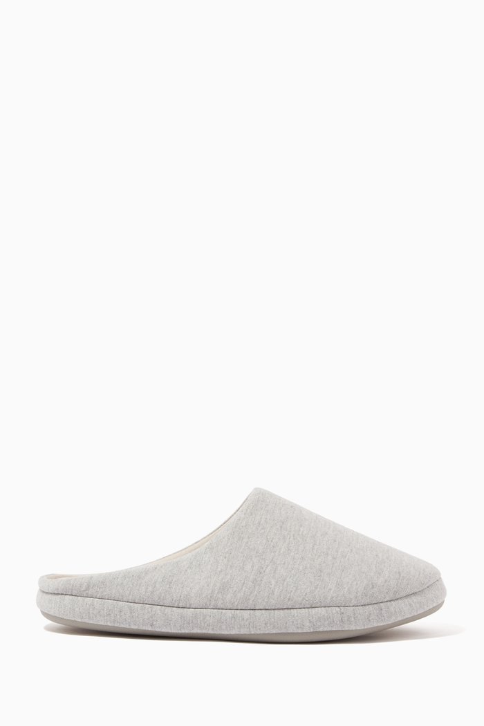 

Oliver Cotton Jersey Slippers, Grey
