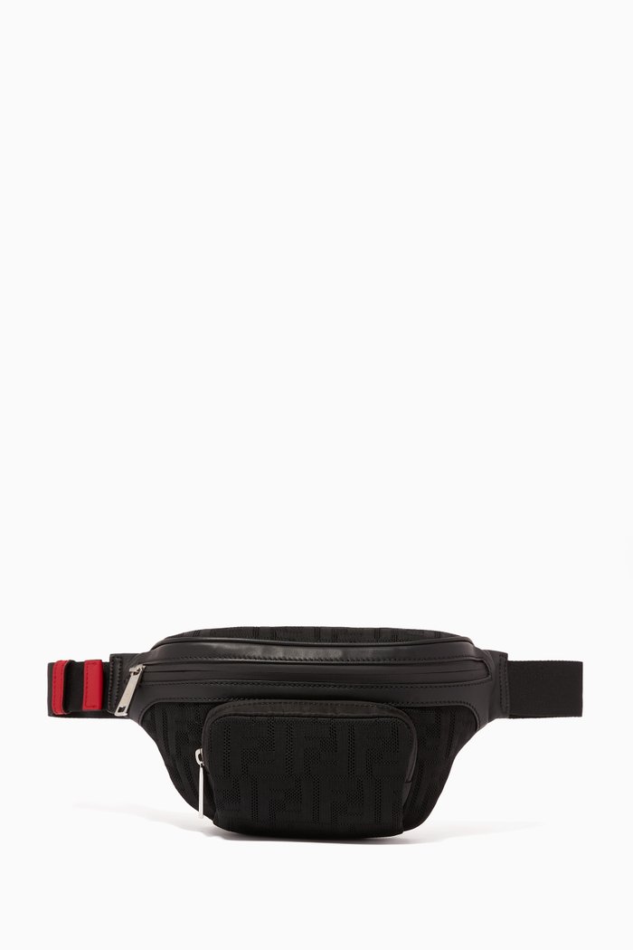 FF Tech Fabric Belt Bag, Black
