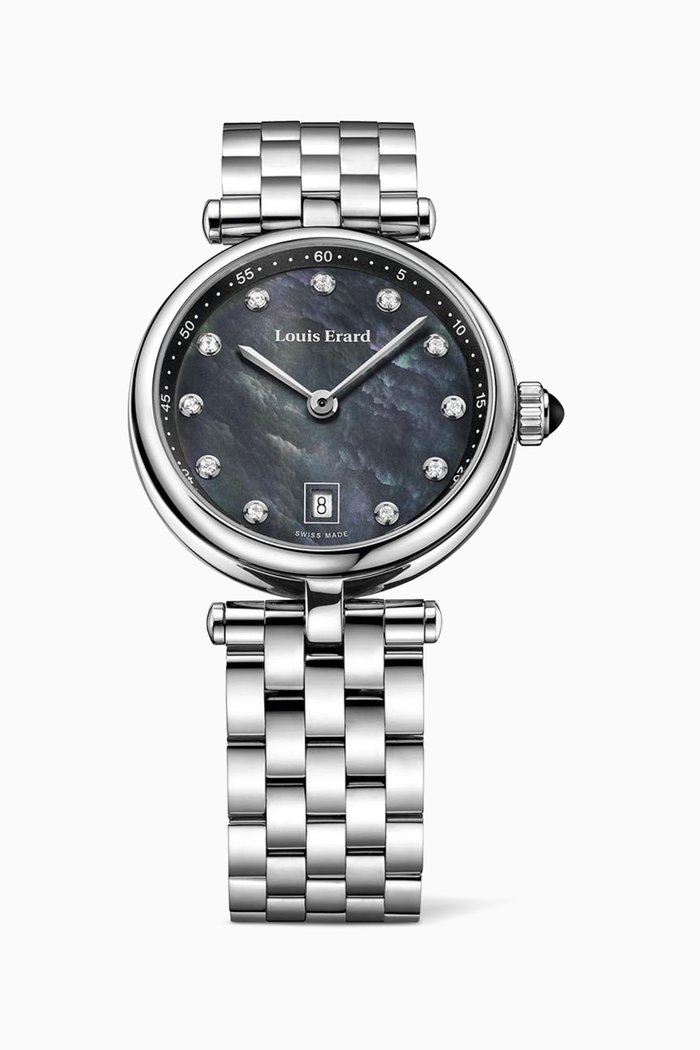 

Romance Diamond Quartz Watch, Silver