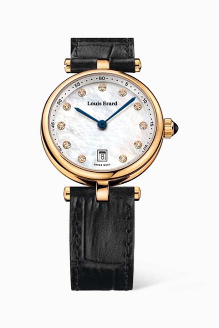 

Romance Diamond Quartz Watch, Black
