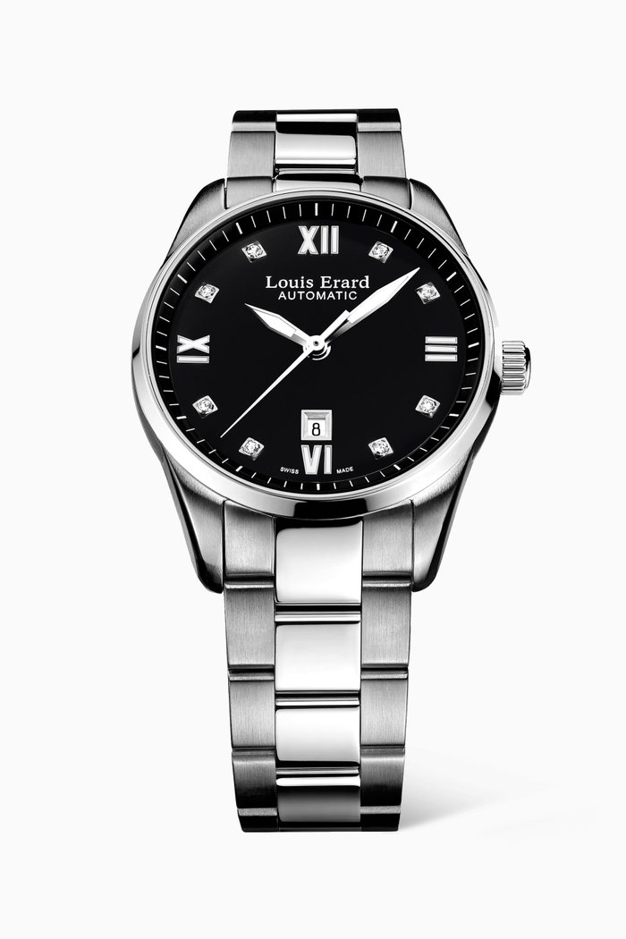 

Héritage Diamond Automatic Watch, Silver