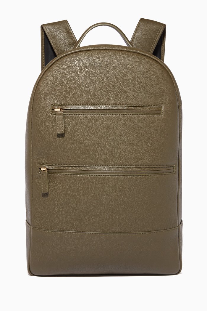 

Nomad Leather Backpack, Green