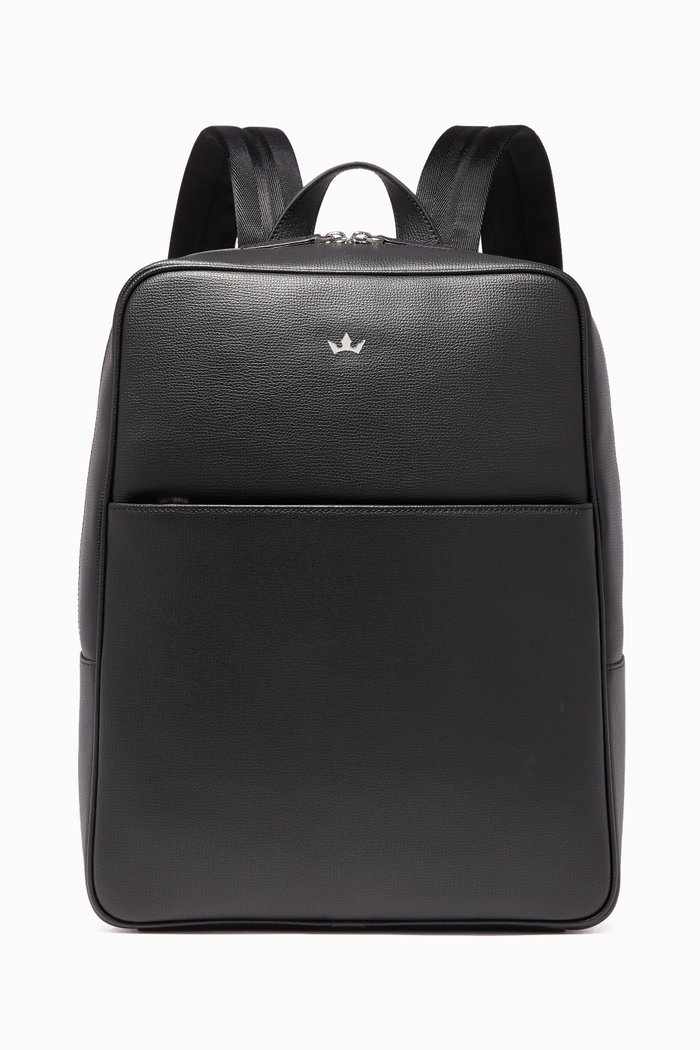 

Award Leather Backpack, Black