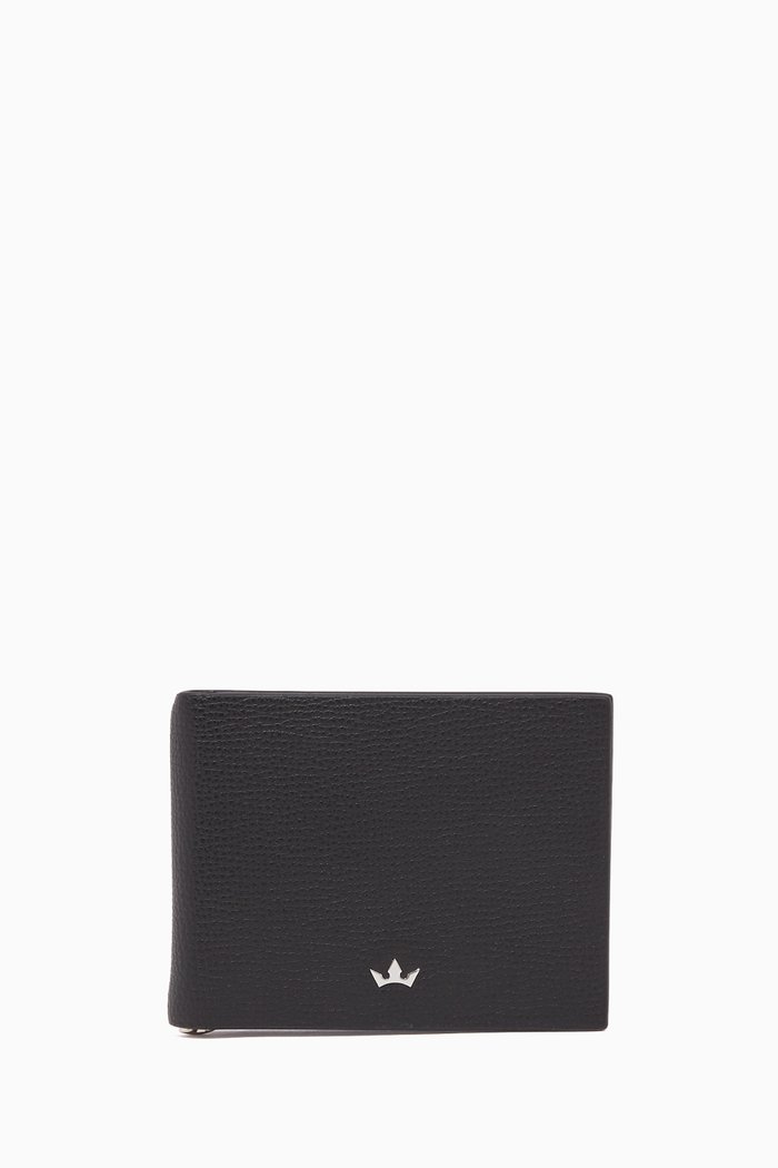 

Trophy Money Clip Bi-Fold Wallet, Black