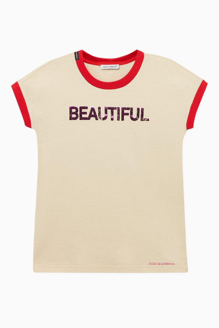 

DG Logo Print T-Shirt, White