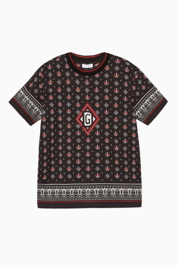 

DG Print Jersey T-Shirt, Black