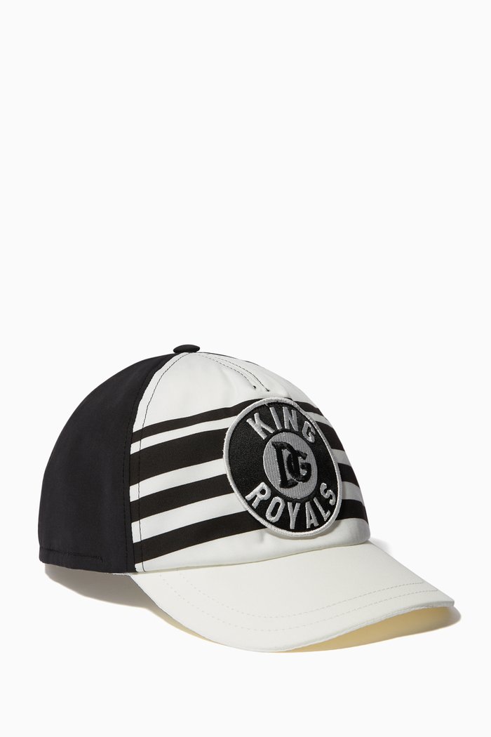 

Logo-Print Baseball Cap, Black