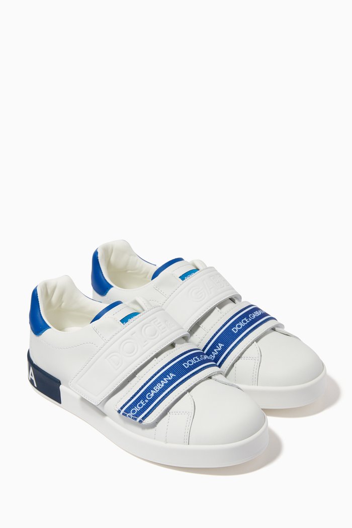 DNA Sneakers in Leather, White