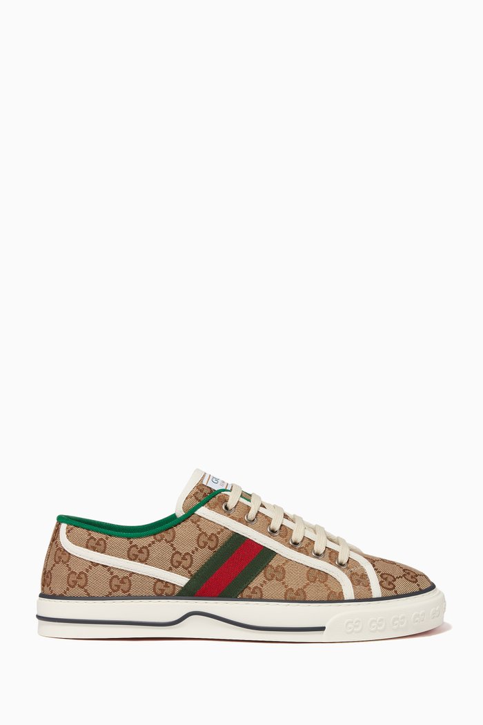 

Tennis 1977 GG Canvas Sneakers, Neutral