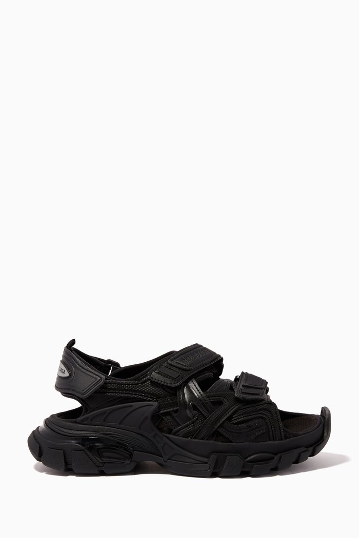 

Track Sandals in Neoprene & Rubber, Black