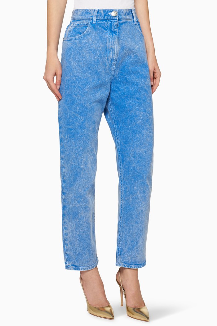 

Acid Wash Boyfriend Jeans, Blue