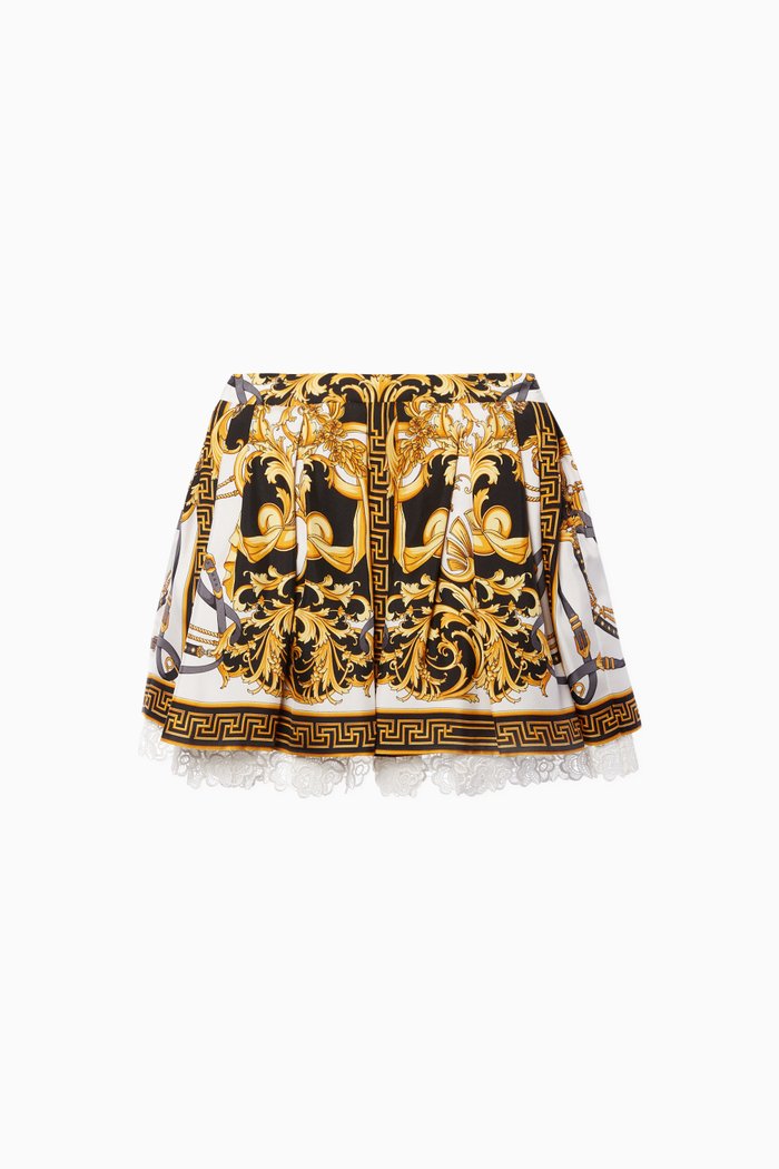 

Baroque Print Skirt, Multicolour