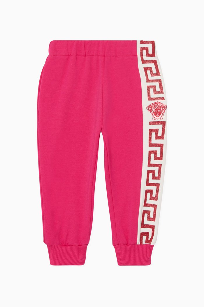 

Logo Print Sweatpants, Pink