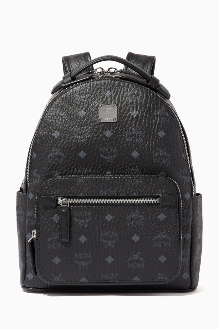 

Small Stark Backpack in Visetos, Black