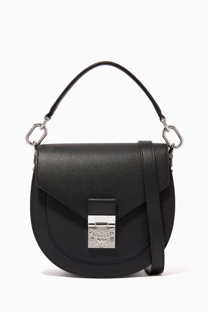 

Patricia Shoulder Bag in Visetos, Black