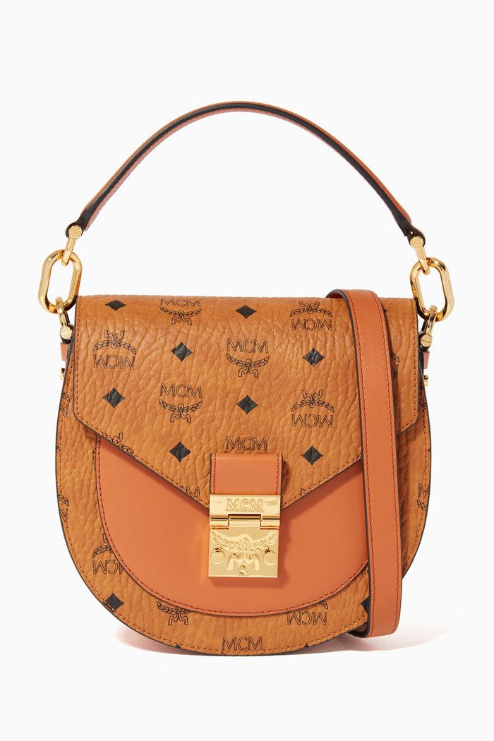 

Patricia Shoulder Bag in Visetos, Brown
