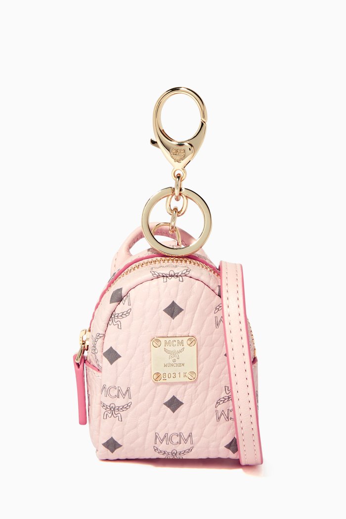 

Mini Backpack Charm, Pink
