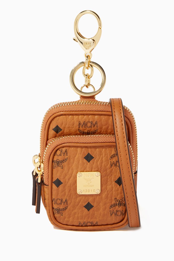 

Monogram AirPod Case Charm, Brown