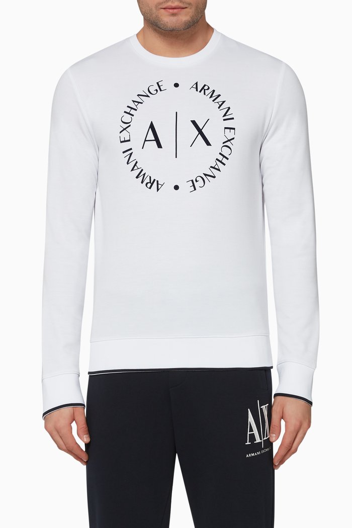 

Circle Logo Sweatshirt, White