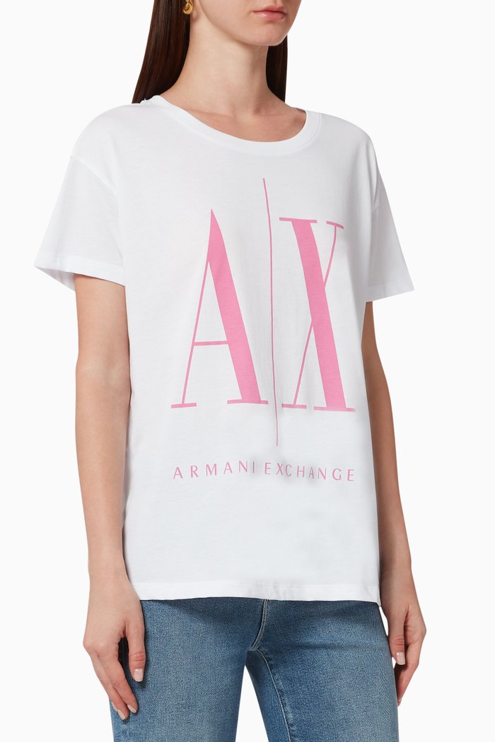 

Icon Logo Cotton T-Shirt, White
