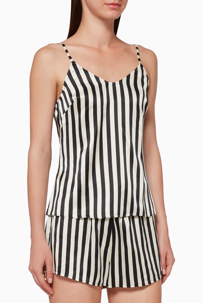 

Mackenzie Silk Top, Black