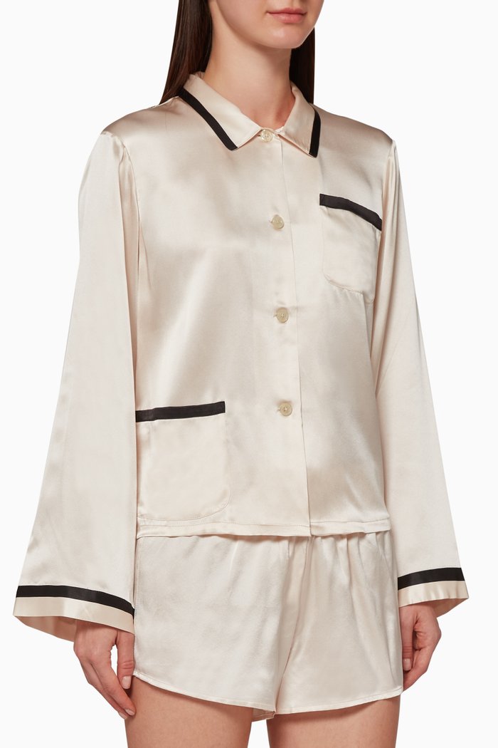 

Ruthie Silk Top, Pink