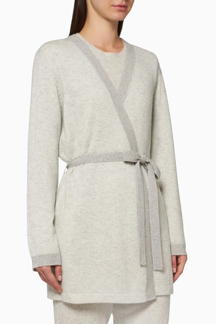 

Bella Cashmere Robe, Grey