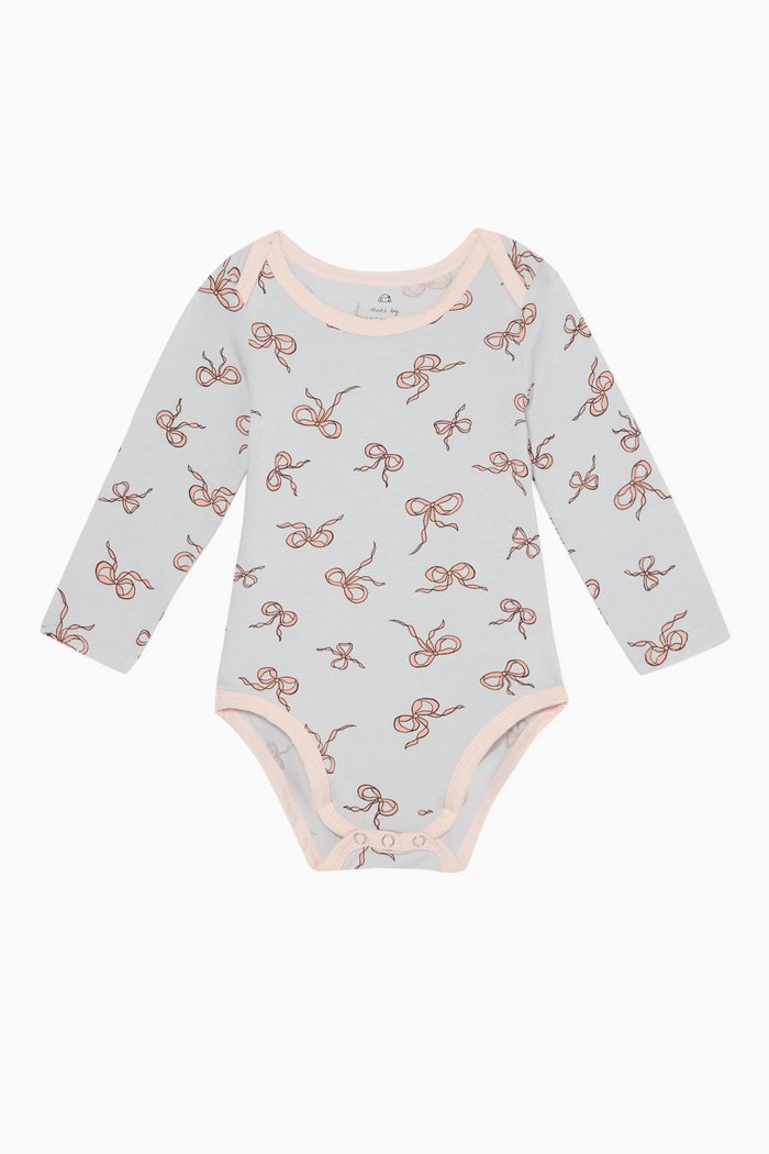

Roo Long -Sleeved Bodysuit, Blue