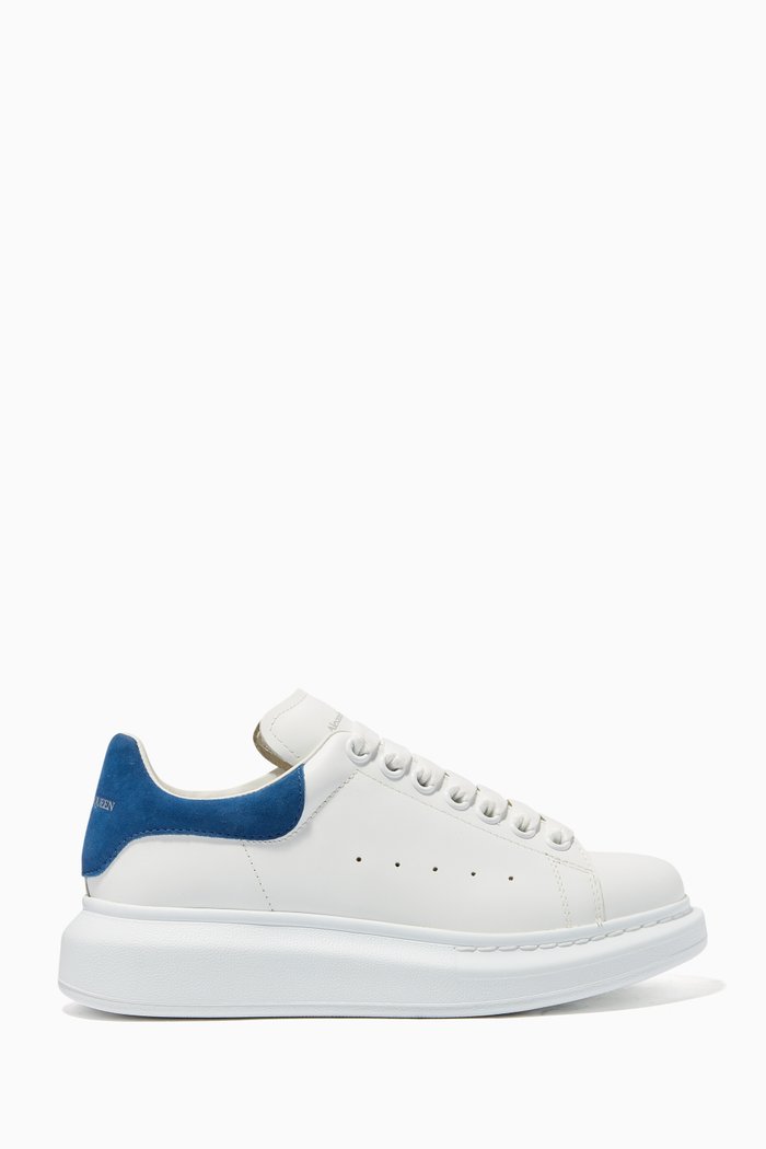 

Oversized Leather Sneakers, White