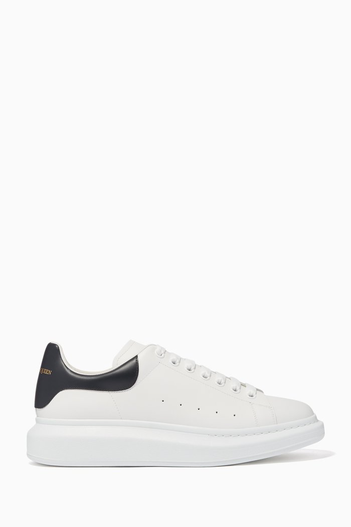 

Oversized Leather Sneakers, White