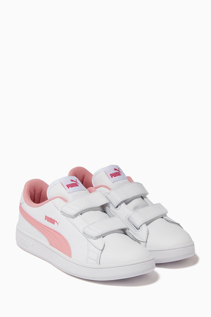 

Smash V2 Velcro Sneakers, White