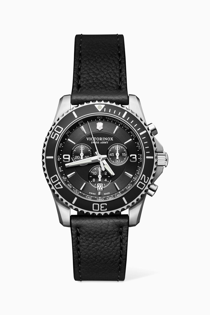 Maverick Chronograph Watch, Black
