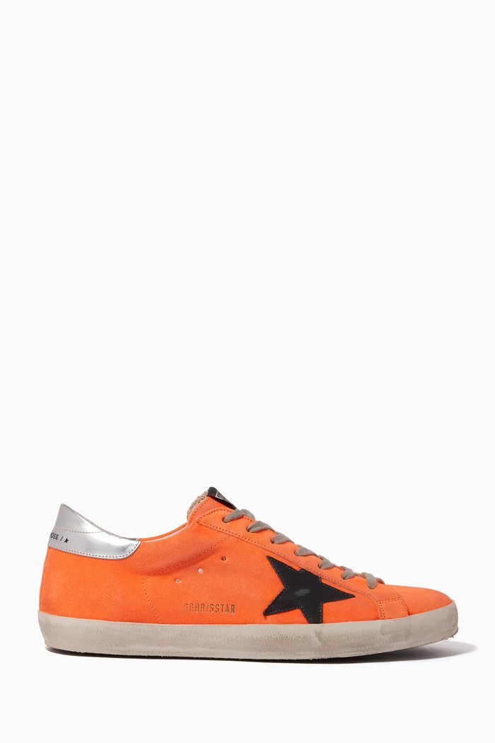

Suede Superstar Sneakers, Orange