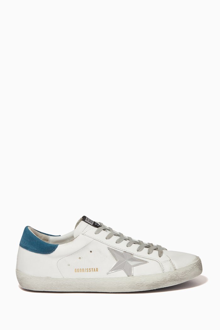 

Superstar Metallic Star Sneakers, White