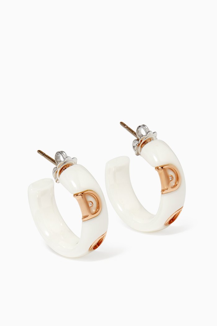 

D.Icon Diamond Earrings, White