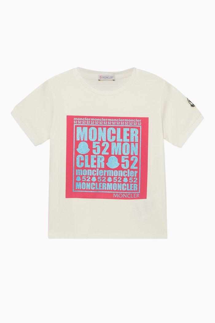 

Glitter Logo Print T-Shirt, White